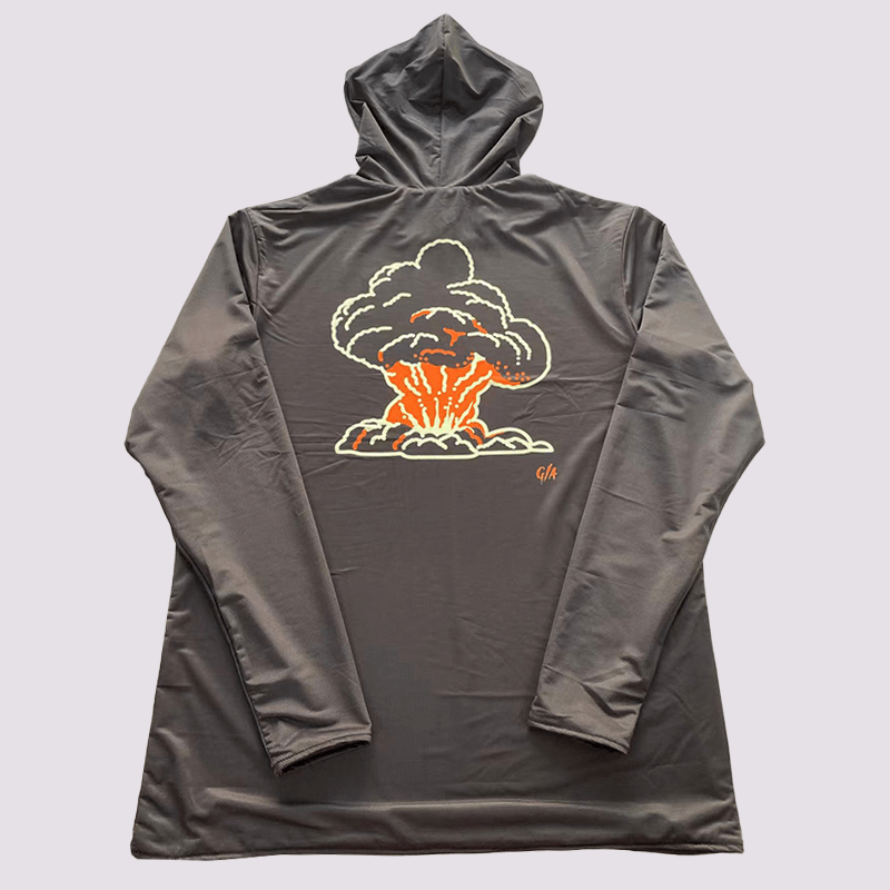 Reversible Hooded Rashguard - Black