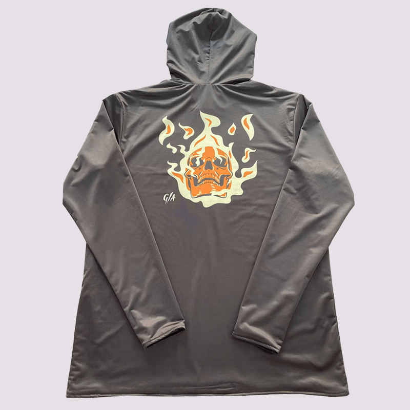 Reversible Hooded Rashguard - Black
