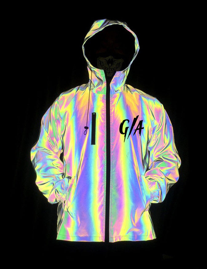 Holographic Windbreaker Hoodie