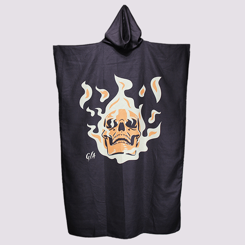 Changing Poncho Towel - Black