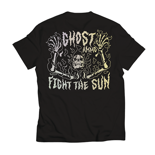 GHOSTAMMO Holographic Fight The Sun Monster Tee