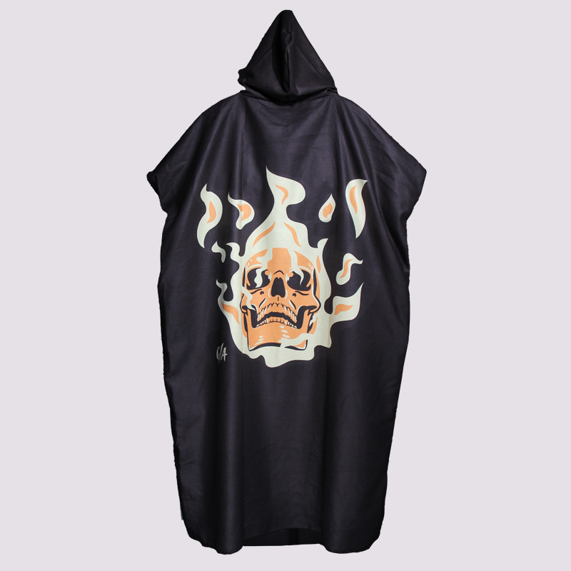 Changing Poncho Towel - Black